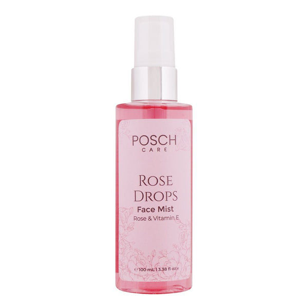 Posch Care Rose Drops Rose & Vitamin E Face Mist, 100ml, Face Washes, Posch Care, Chase Value