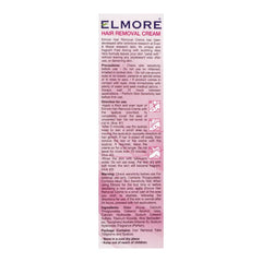 Elmore Quick & Gentle Soft & Smooth Rose Fragrance Normal Skin Hair Removal Cream, 100g