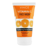 Vince Vitamin C Sulfate-Free Brightening Facial Cleanser Face Wash, For All Skin Types, 120ml, Face Washes, Vince, Chase Value