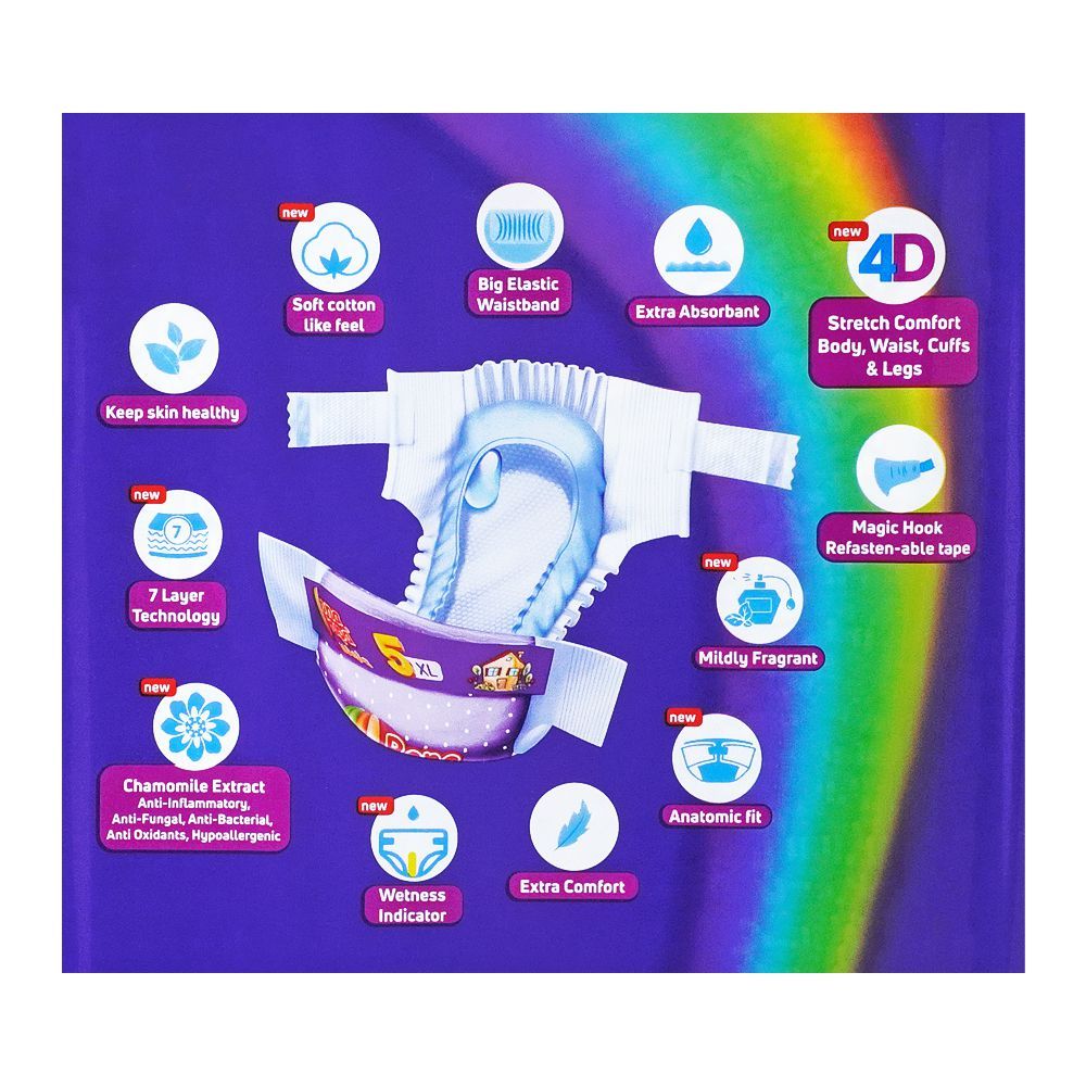 Bona Papa Magic Baby Diapers, XL Junior, No. 5, 13+ Kg, 72-Pack, Diapers & Wipes, Bona Papa, Chase Value