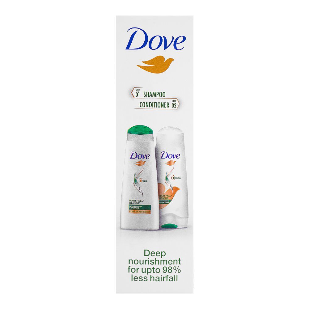 Dove Hairfall Rescue Shampoo & Conditioner - Promo Pack, Shampoo & Conditioner, Dove, Chase Value