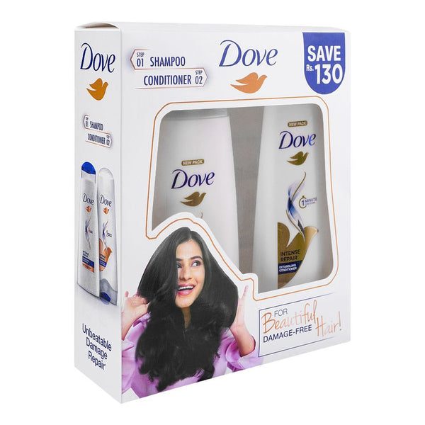Dove Intense Repair Shampoo & Conditioner - Promo Pack
