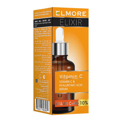 Elmore Elixir Vitamin C & Hyaluronic Acid 10% Serum, 30ml, Oils & Serums, Elmore, Chase Value