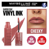 Maybelline New York Superstay Vinyl Ink Longwear Liquid Lipstick, 35, Cheeky, Lipstick, Maybelline, Chase Value