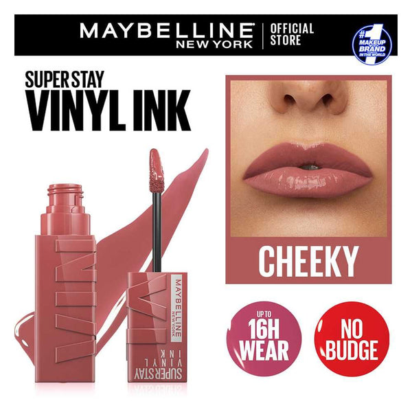 Maybelline New York Superstay Vinyl Ink Longwear Liquid Lipstick, 35, Cheeky