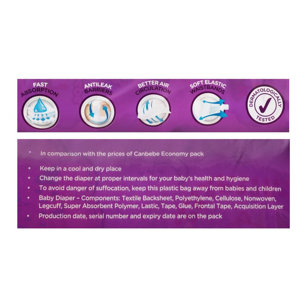 Canbebe Baby Diapers Jumbo Midi, No. 04, 7-18 KG, 54-Pack, Diapers & Wipes, Canbebe, Chase Value
