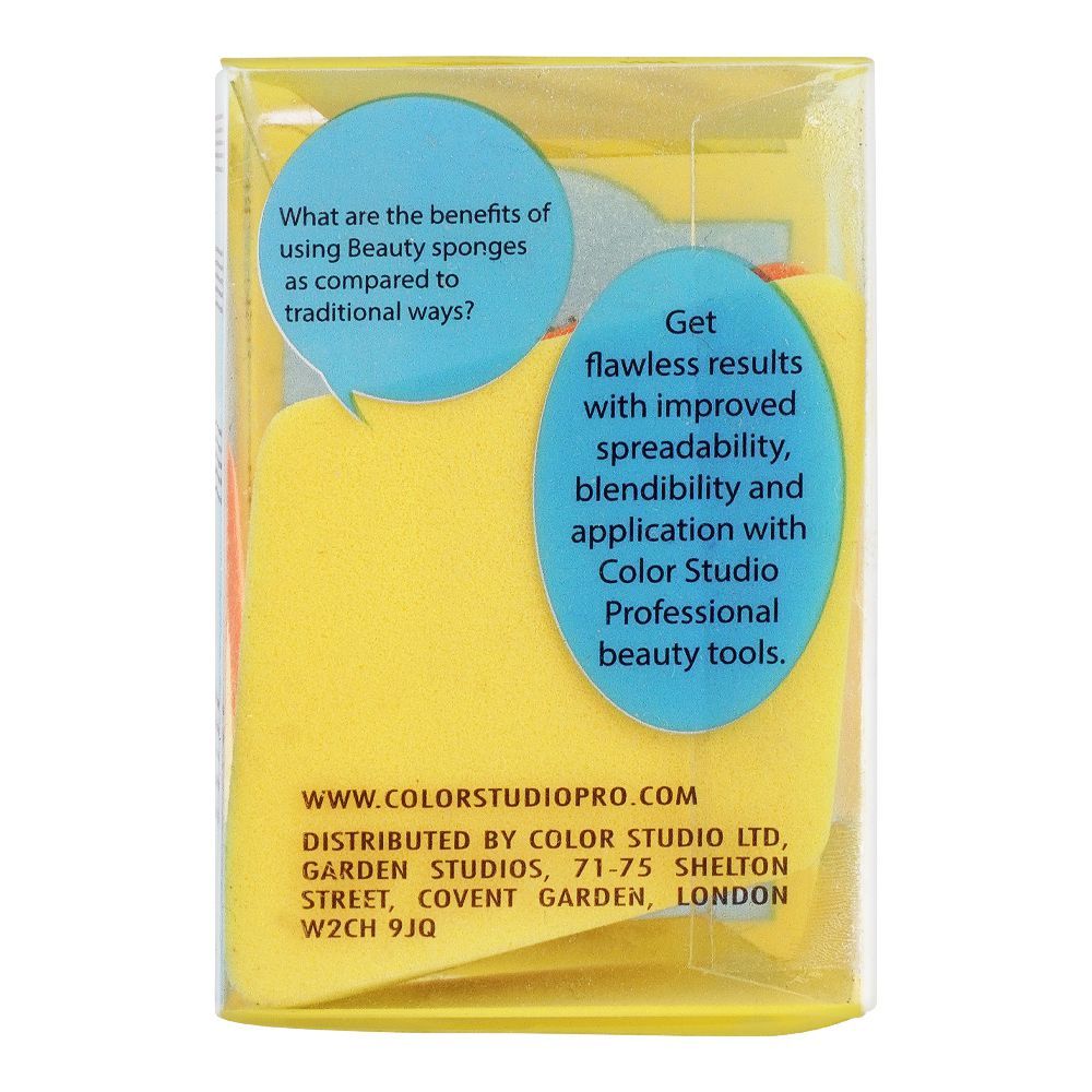 Color Studio Beauty Sponge Round & Square Multi, Pack of 2, Brushes & Applicators, Color Studio, Chase Value