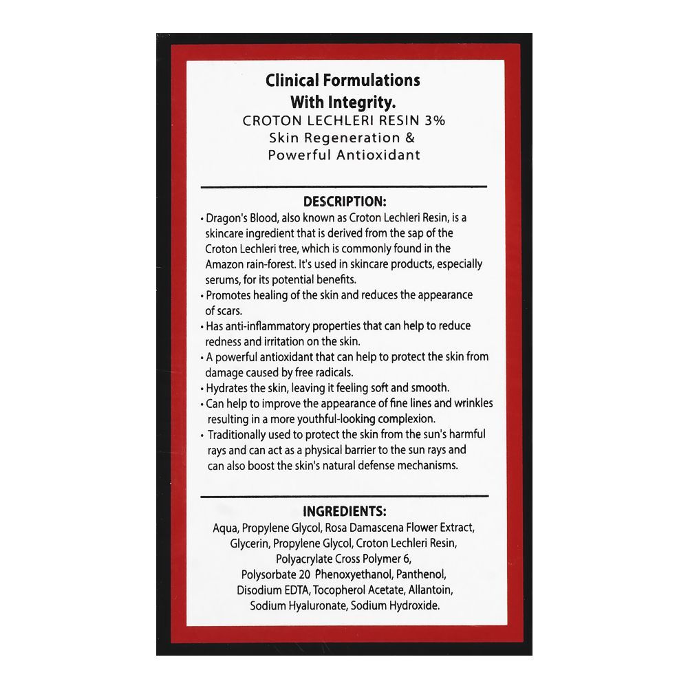 Color Studio Face Serum - 30ml - Dragon Blood, Oils & Serums, Color Studio, Chase Value