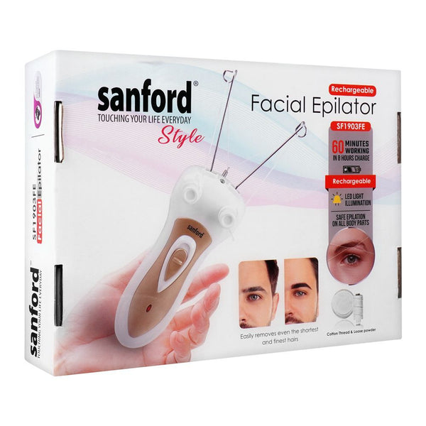 Sayona Rechargeable Facial Epilator, Sf1903Fe, Emergency Lights & Torch, Sayona, Chase Value