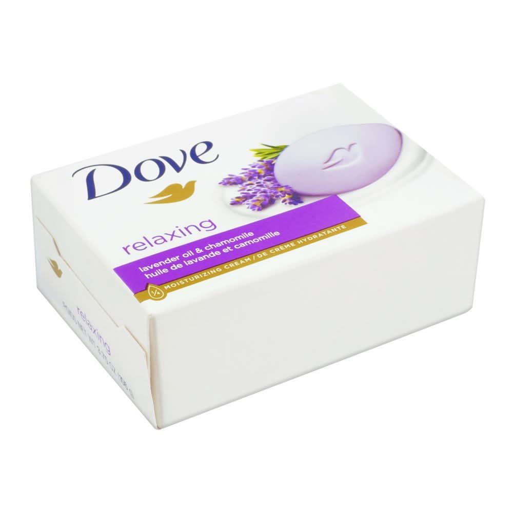 Dove Soap Relaxing Lavender & Chamomile, 106g, Soaps, Dove, Chase Value