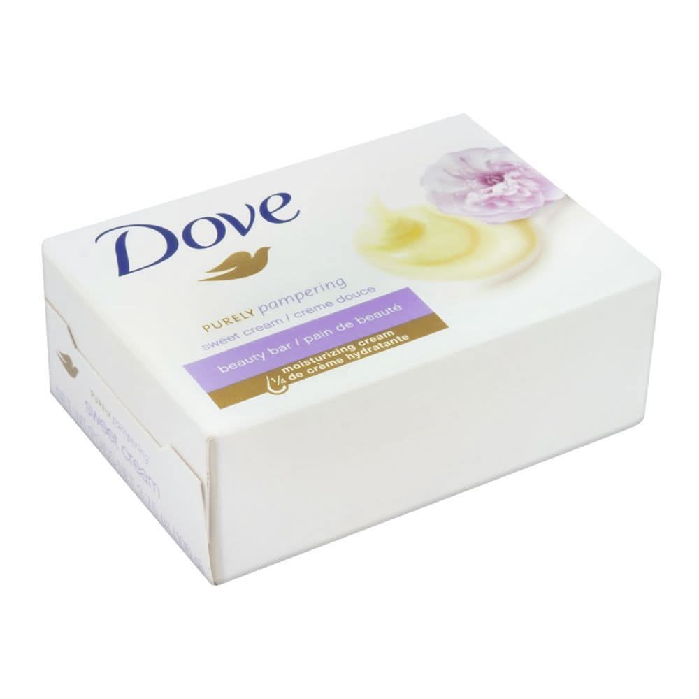 Dove Soap Purely Pampering Sweet Cream, 106g, Soaps, Dove, Chase Value