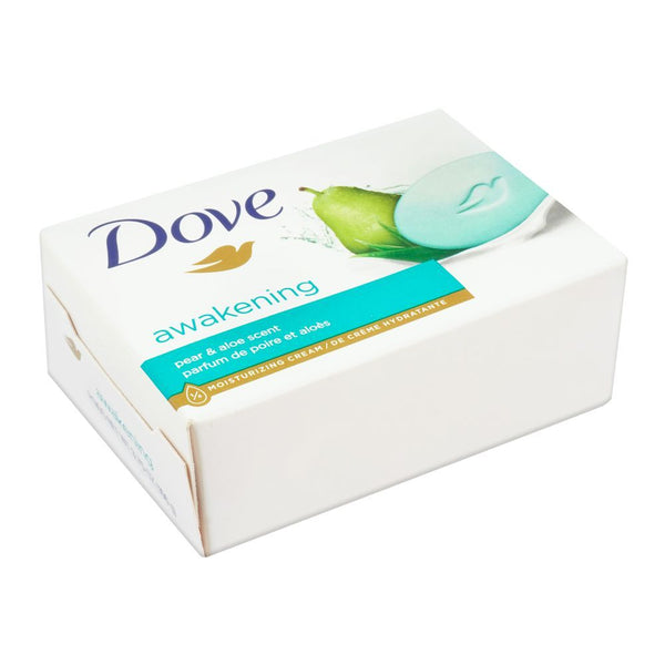 Dove Soap Awakening Pear & Aloe Scent, 106g, Soaps, Dove, Chase Value