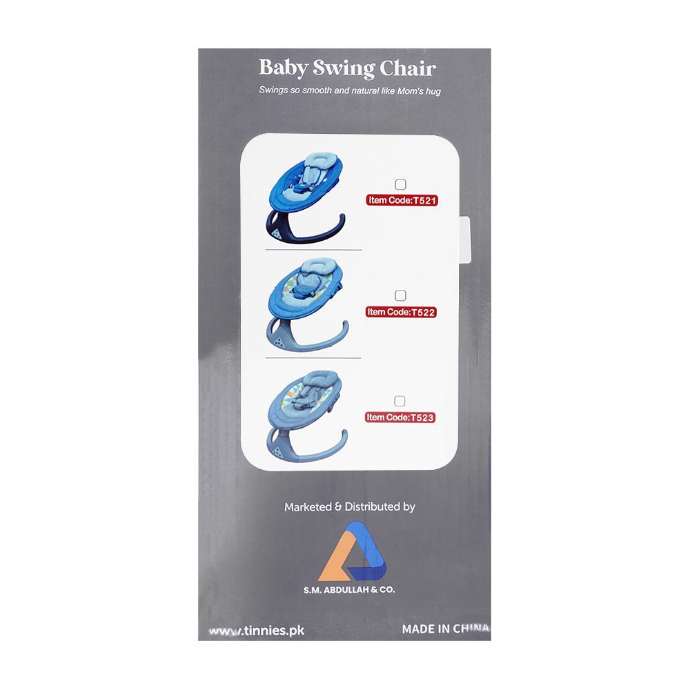 Tinnies Baby Bath Swing, Light Blue, 28X22 Inches, T522, Carrier Strollers & Furniture, Tinnies, Chase Value