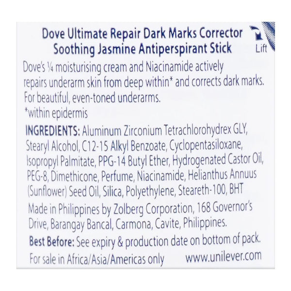 Dove Soothing Anti-Perpirant Deodorant Stick For Women,40g, Body Roll On & Sticks, Dove, Chase Value