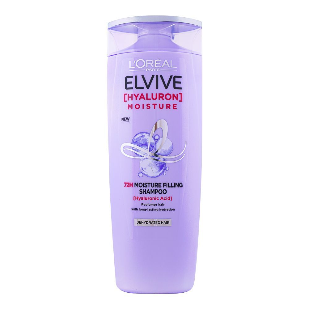 L'Oreal Paris Elvive Hyaluron Moisture 72H Moisture Filling Shampoo, 360ml, Shampoo & Conditioner, Loreal, Chase Value