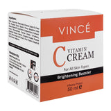 Vince Vitamin C Brightening Booster Cream, For All Skin Types, 50ml, Creams & Lotions, Vince, Chase Value