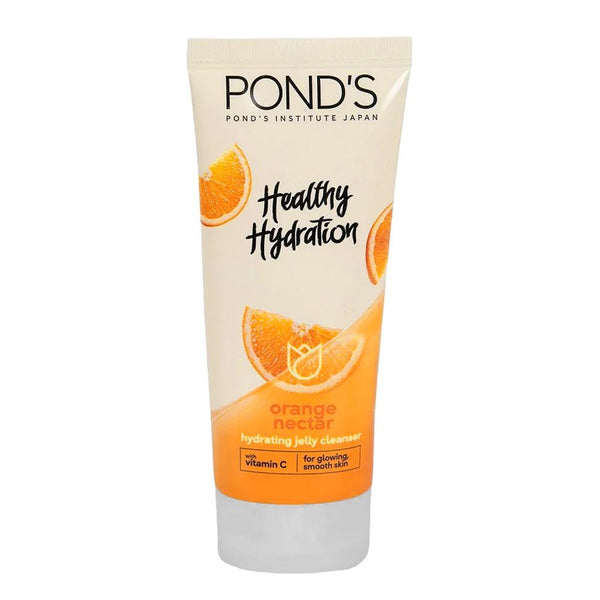 Pond's Healthy Hydration Orange Nectar Hydrating Jelly Cleanser, For Glowing/Smooth Skin, 100g, Face Washes, Pond's, Chase Value