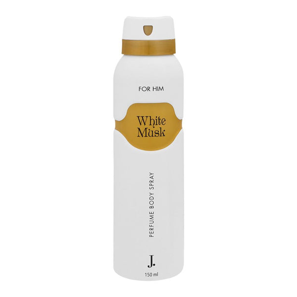 Junaid Jamshed J. White Musk Perfume Body Spray, For Men, 150ml, Men Perfumes, Junaid Jamshed, Chase Value