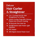 West Point Deluxe Hair Curler & Straightener, 51W, WF-6711, Straightener & Curler, Westpoint, Chase Value
