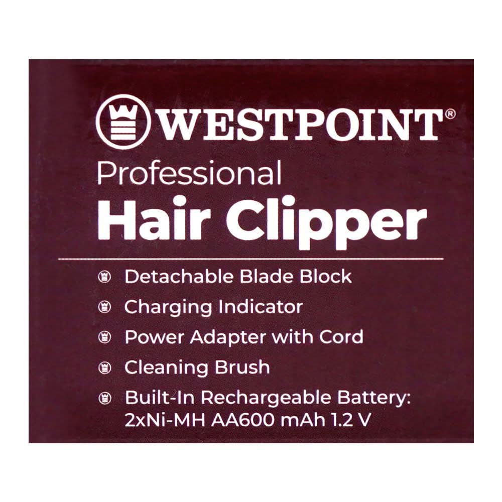 West Point Professional Hair Clipper, 100-240V, WF-6713, Shaver & Trimmers, Westpoint, Chase Value