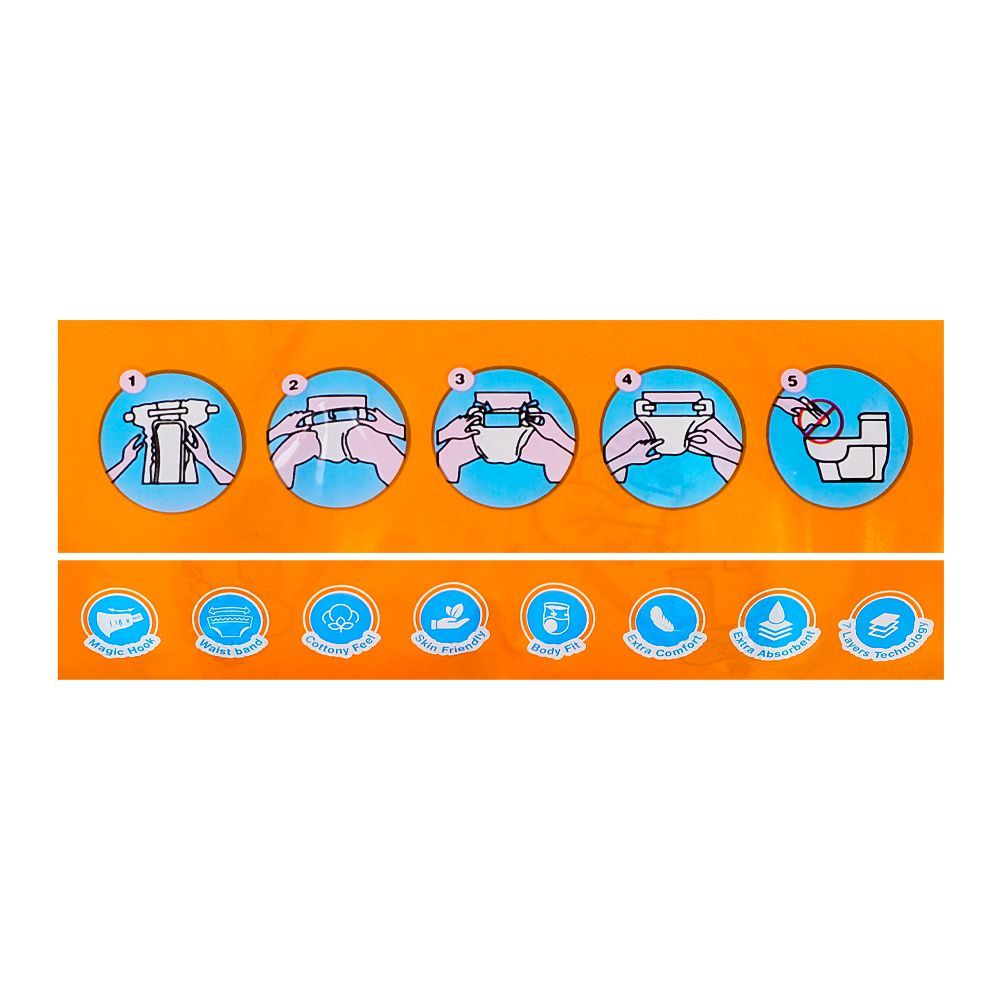 Bona Papa Super Baby Diapers No. 2, Mini, 3-6 KG, 50-Pack, Diapers & Wipes, Bona Papa, Chase Value