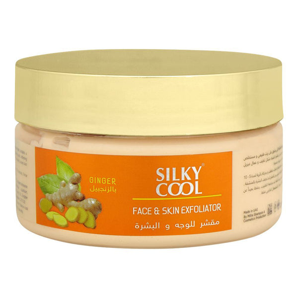 Silky Cool Ginger Face & Skin Exfoliator, 200ml, Face Washes, Silky Cool, Chase Value