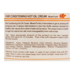 Silky Cool Mix Fruits Hot Oil Cream Hair Conditioning, 500ml