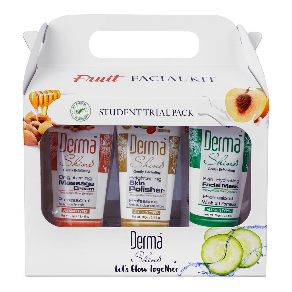 Derma Shine Fruit Facial Kit Small, Face Washes, Derma Shine, Chase Value