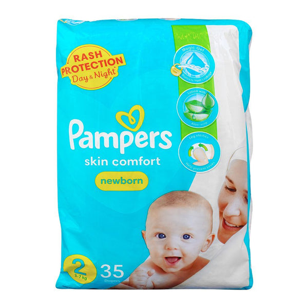 Pampers 02 Diaper (NewBorn) 3-7Kg – 35pcs
