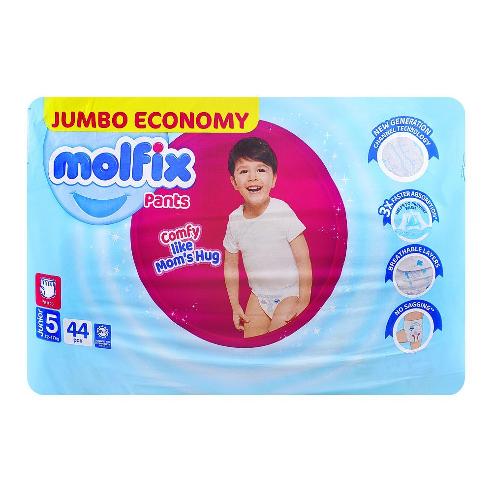 Molfix Pants Junior 44s Jumbo, Diapers & Wipes, Molfix, Chase Value