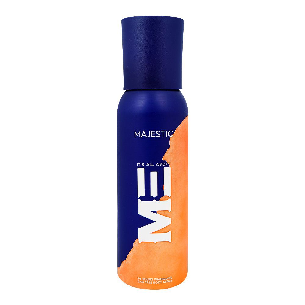 Me Majestic Gas Free Spray, For Men, 120ml, Men Body Spray & Mist, Me, Chase Value