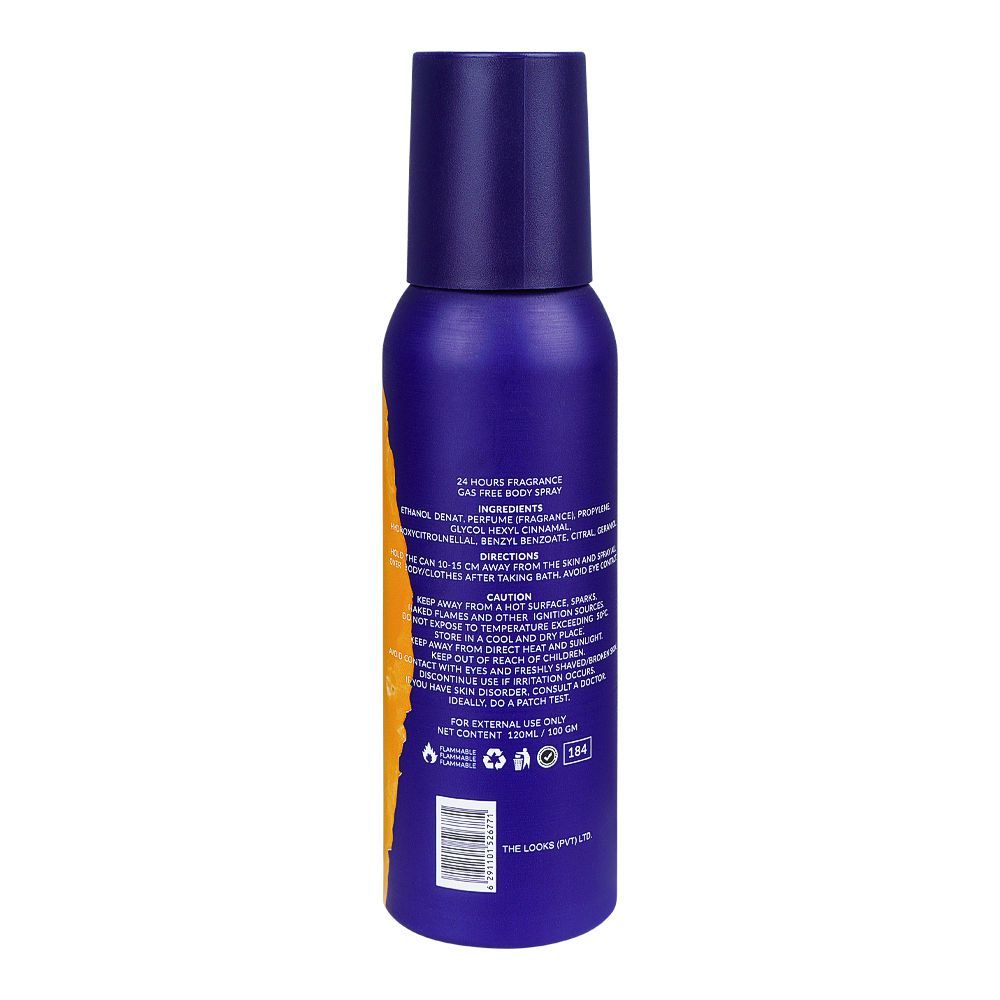 Me Fantasy Gas Free Spray, For Men, 120ml, Men Body Spray & Mist, Me, Chase Value