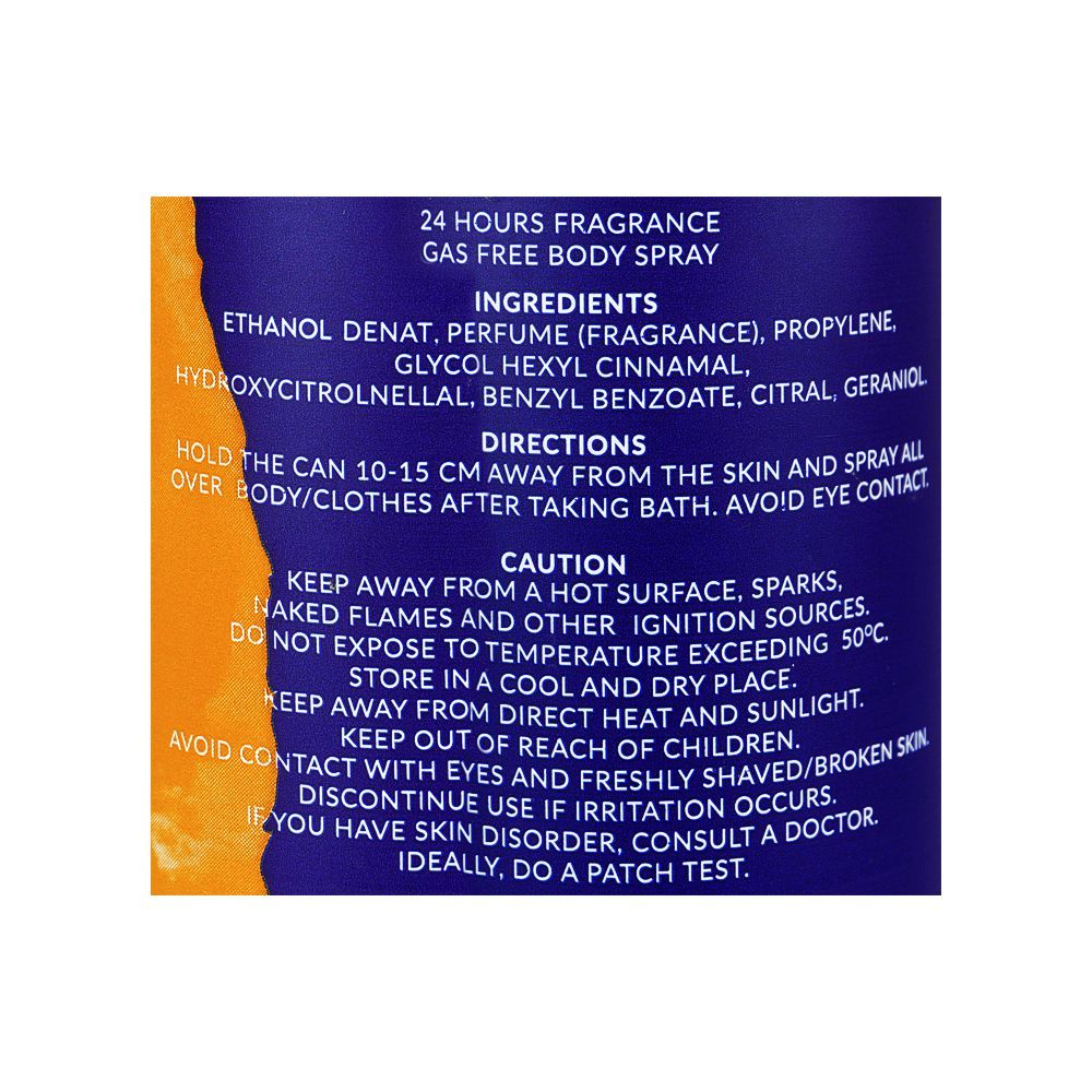 Me Fantasy Gas Free Spray, For Men, 120ml, Men Body Spray & Mist, Me, Chase Value