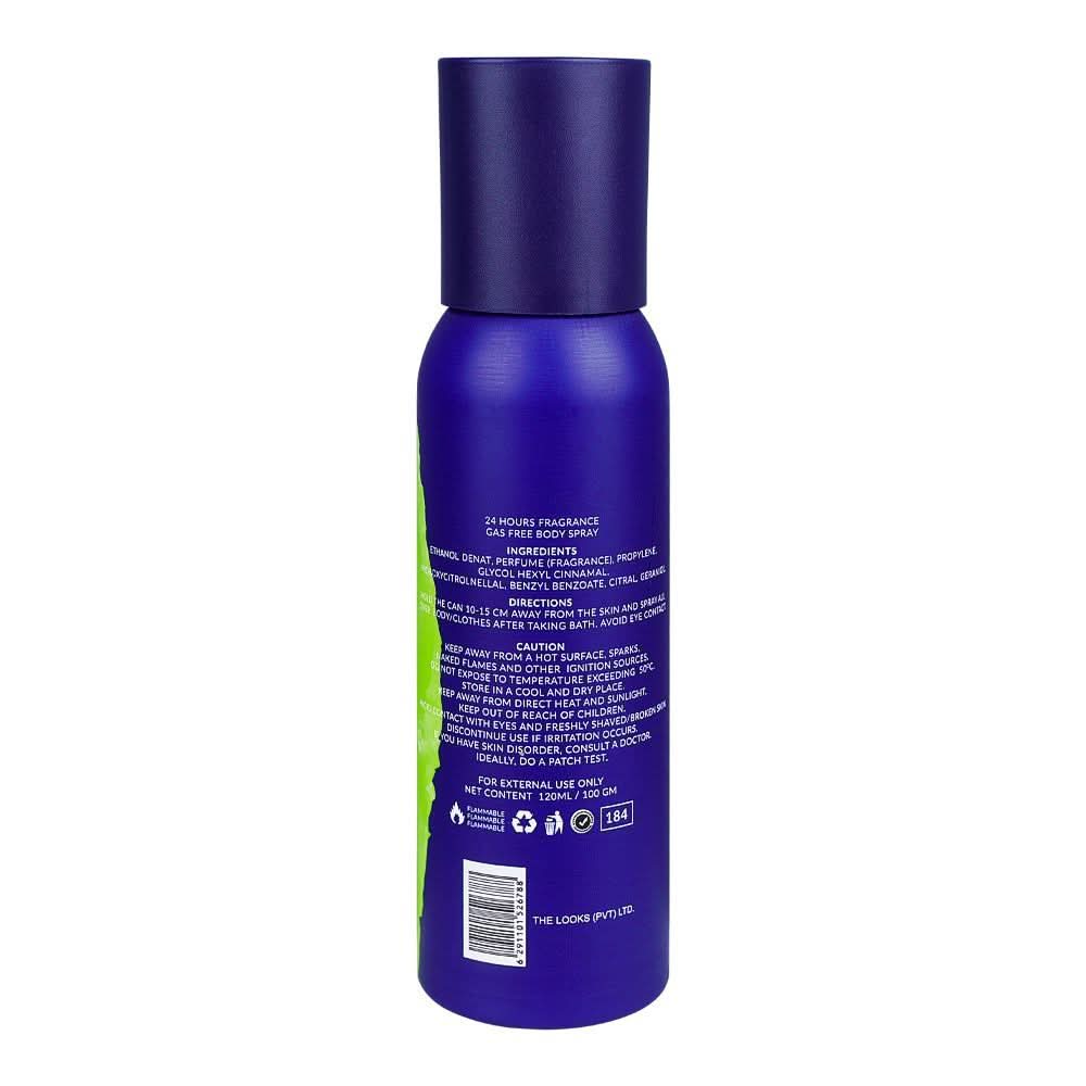 Me Life Gas Free Spray, For Men, 120ml, Men Body Spray & Mist, Me, Chase Value