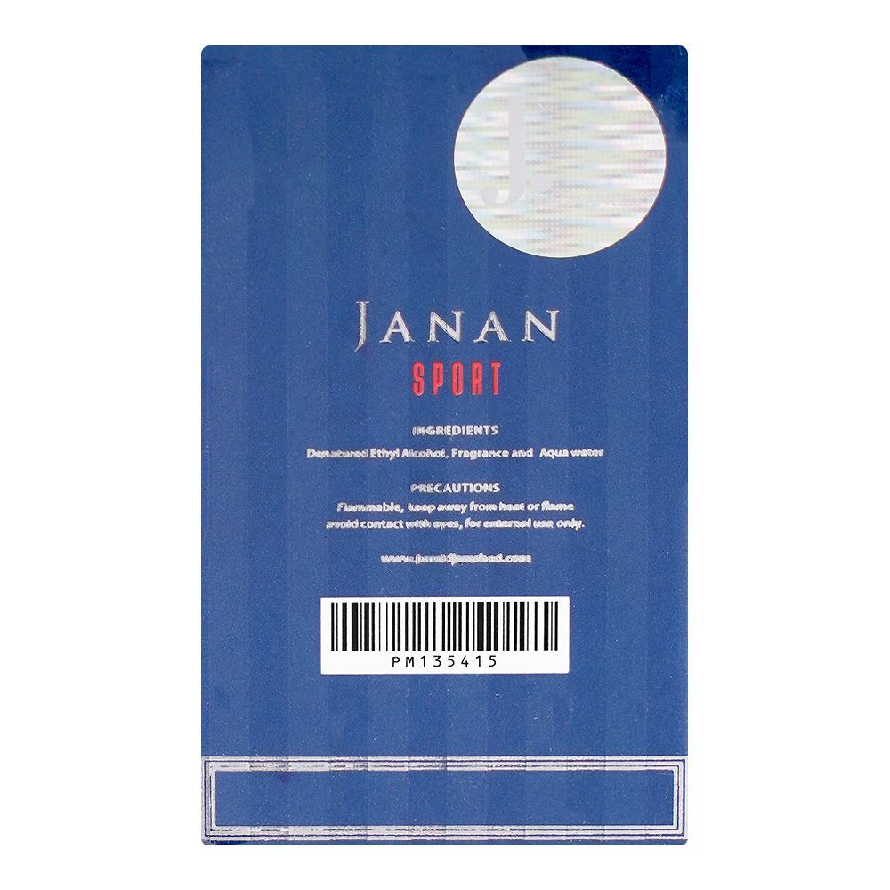 J. Janan Sport Eau De Perfume For Men 30ml, Men Perfumes, Junaid Jamshed, Chase Value