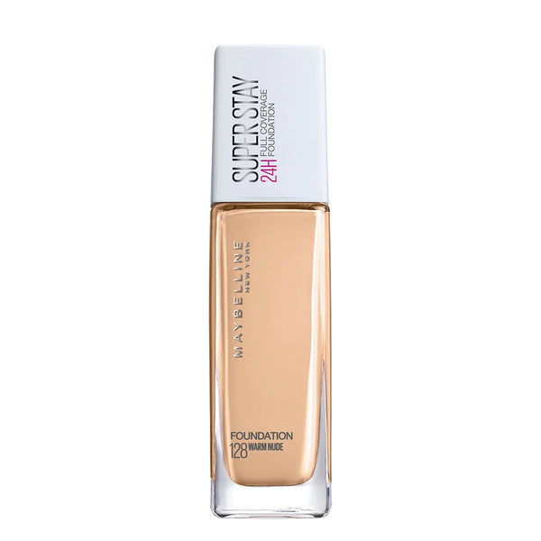 Maybelline  Superstay Full Coverage 24H Liquid Foundation - 128 Warm Nude, Foundation, Maybelline, Chase Value