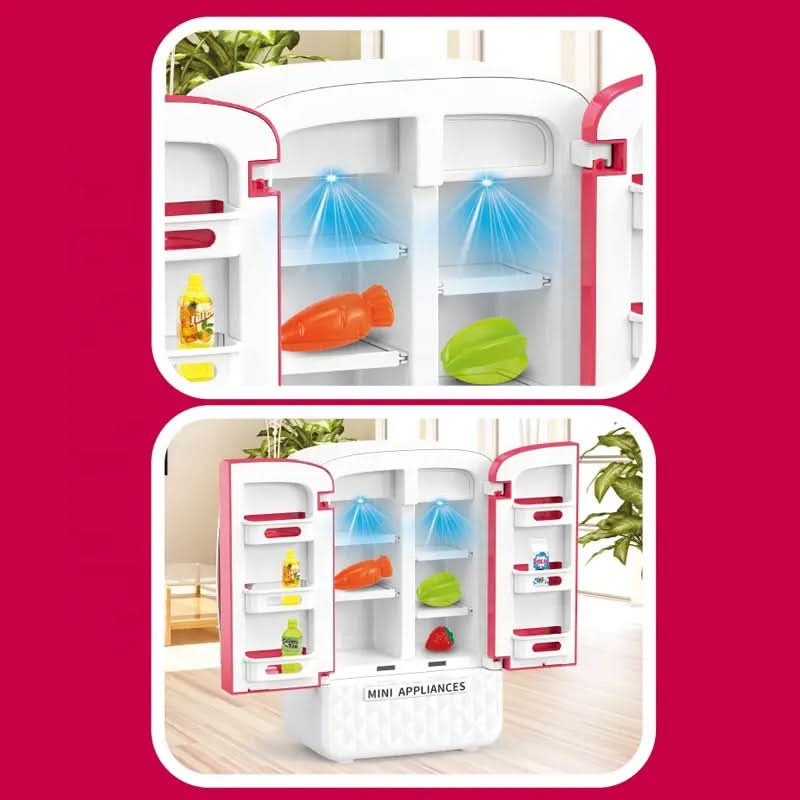 Refrigerator With Light & Music - Fuchsia, Musical Toys, Chase Value, Chase Value