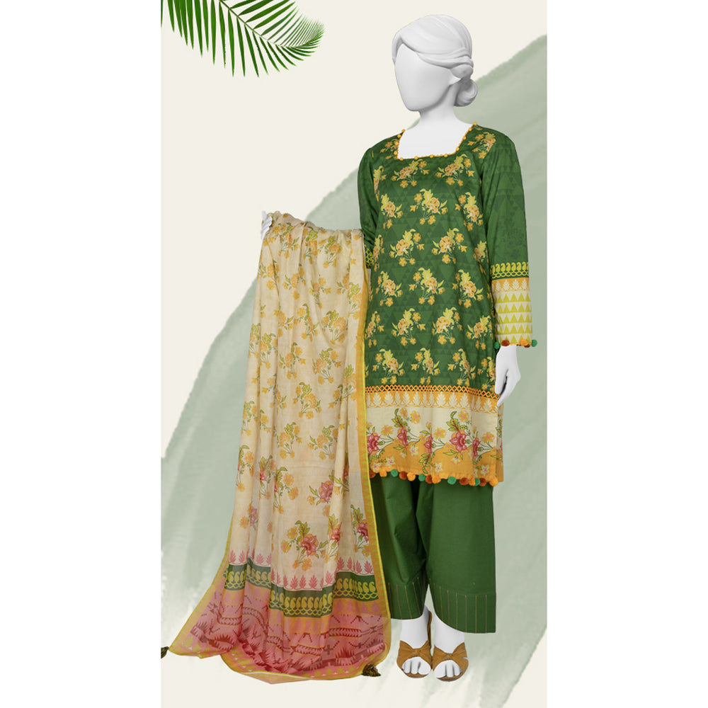 Panjnad Norah Lawn By J. Printed Unstitched 3 Pcs Suit - 241170, Women, 3Pcs Shalwar Suit, Chase Value, Chase Value