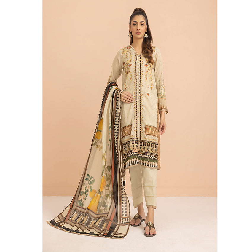 Salina Jacquard By Regalia Textile Printed Unstitched 3 Pcs Suit - 12