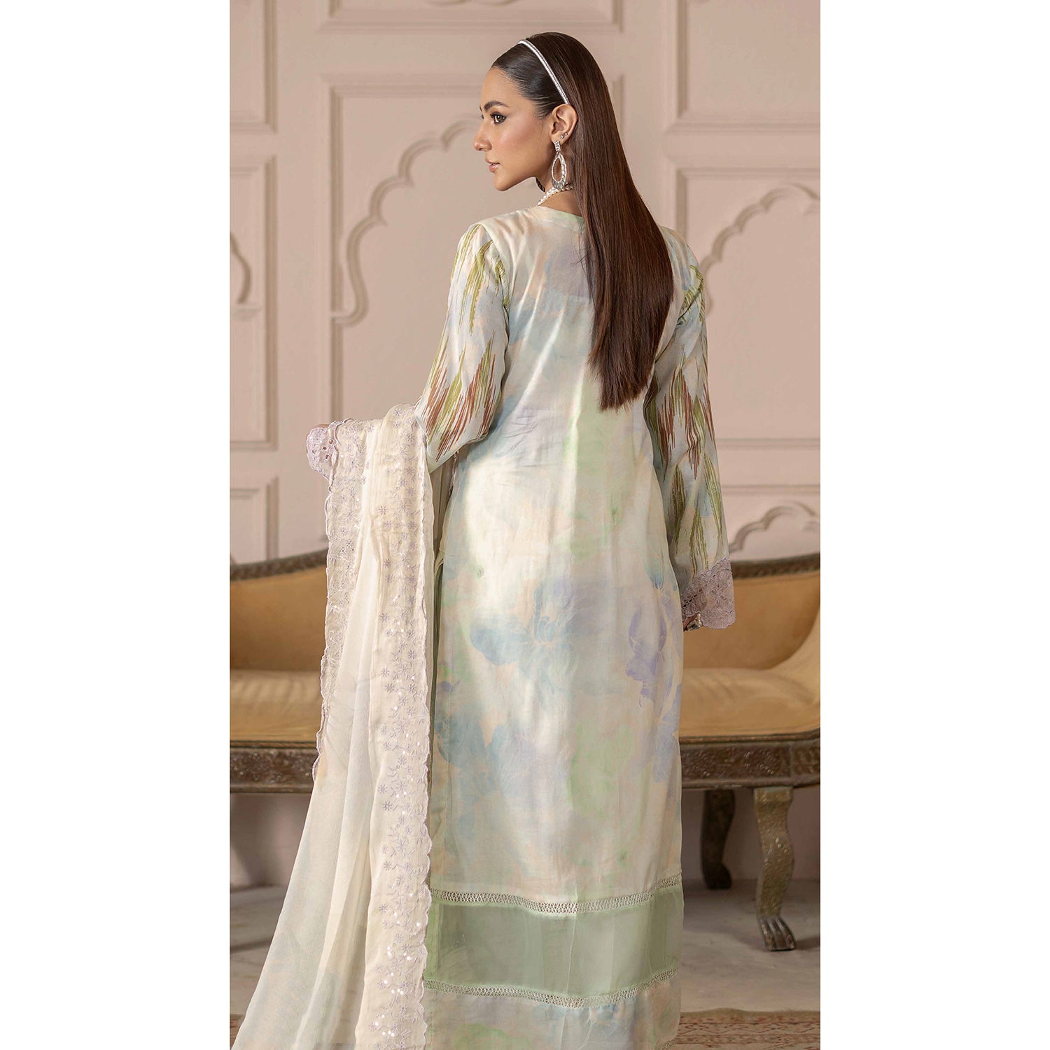 Sunshine Bloom By Al Zohaib Lawn Premium Unstitched 3 Pcs Suit - 12, Women, 3Pcs Shalwar Suit, Al-Zohaib Textiles, Chase Value