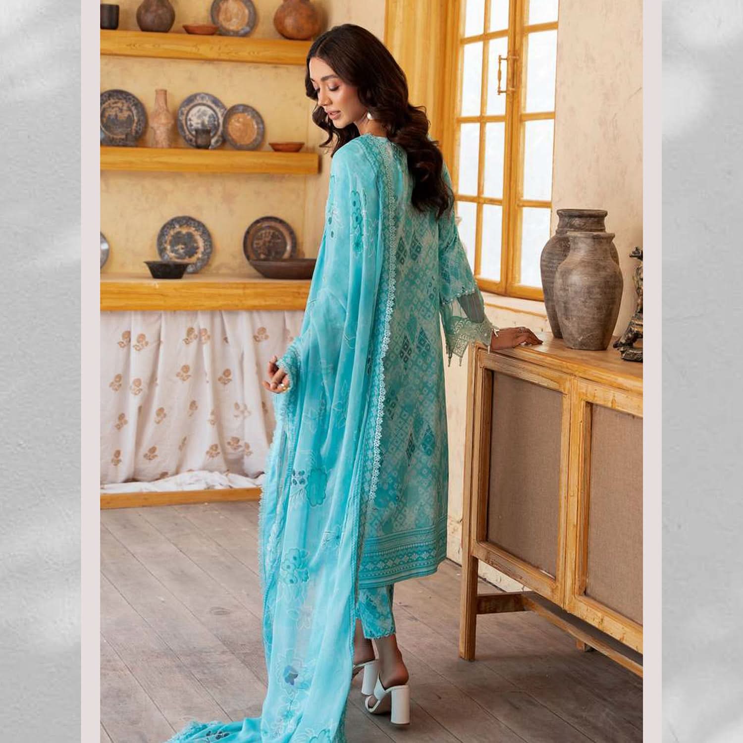 Sunshine Bloom By Al Zohaib Print Kari Lawn Unstitched 3 Pcs Suit - 12, Women, 3Pcs Shalwar Suit, Al-Zohaib Textiles, Chase Value