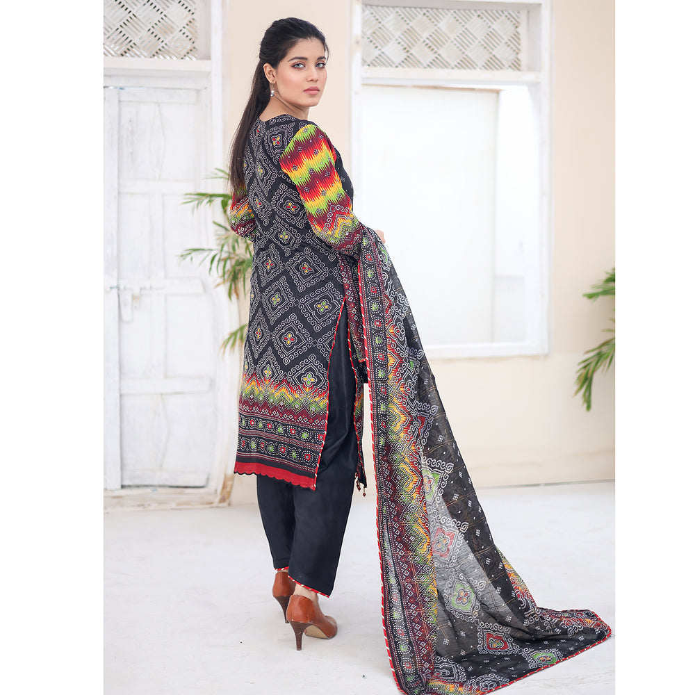Laiba By SN Cloth Printed Unstitched 3 Pcs Suit - 11, Women, 3Pcs Shalwar Suit, SN Cloth, Chase Value