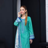 Salina Weaving Dobby By Regalia Lawn Printed Unstitched 3Pcs Suit V-2 - 12, Women, 3Pcs Shalwar Suit, Regalia Textiles, Chase Value