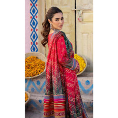 Monsoon Digital Printed Lawn Suit 3 Pes V-1 - 2, Women, 3Pcs Shalwar Suit, Al-Zohaib Textiles, Chase Value