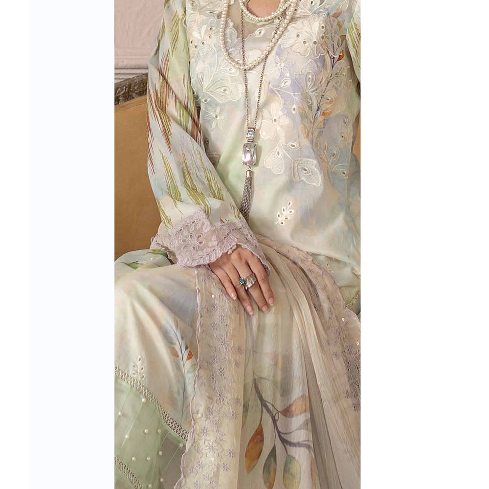 Sunshine Bloom By Al Zohaib Lawn Premium Unstitched 3 Pcs Suit - 12, Women, 3Pcs Shalwar Suit, Al-Zohaib Textiles, Chase Value