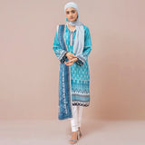 Eminent Printed Digital Lawn With Chiffon Dupatta Unstitched 3Pcs Suit - ES24LP3P15, Women, 3Pcs Shalwar Suit, Eminent, Chase Value