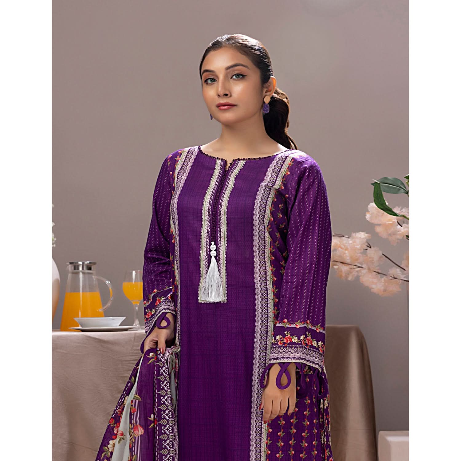 Salina Weaving Dobby By Regalia Printed Lawn Unstitched 3 Pcs Suit - 12, Women, 3Pcs Shalwar Suit, Regalia Textiles, Chase Value