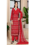 Noor Jahan Maha Noor Karandi Luxury Embroidered Suit with Dupatta - 12, Women, 3Pcs Shalwar Suit, Chase Value, Chase Value