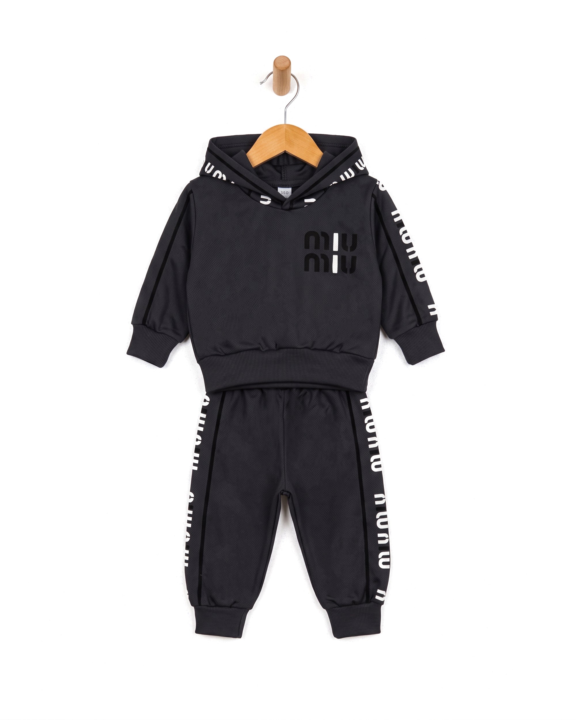 Valuables Newborn Boys Hooded Suit