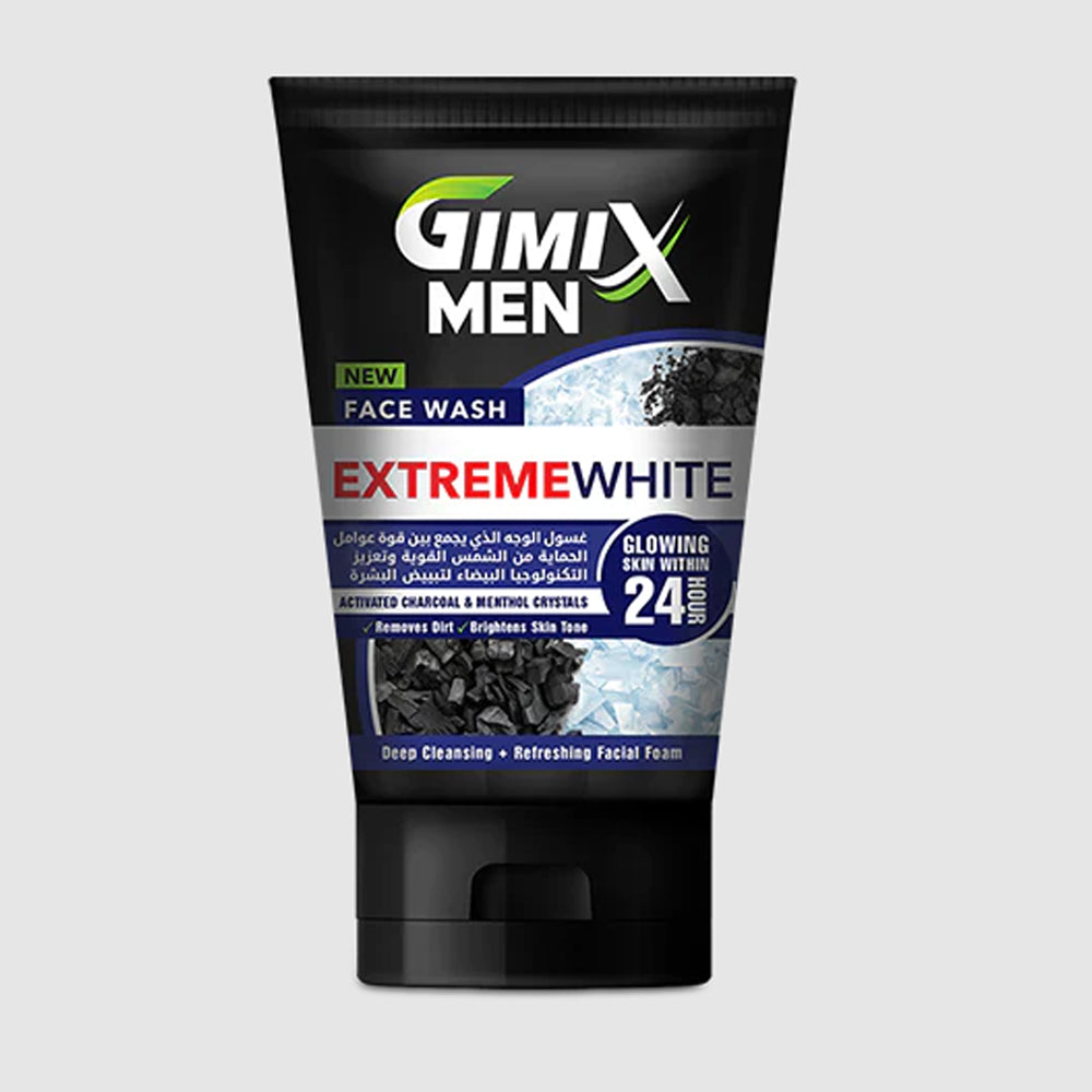 Gimix Men Extreme White Face Wash - 100ml, Face Washes, Gimix, Chase Value